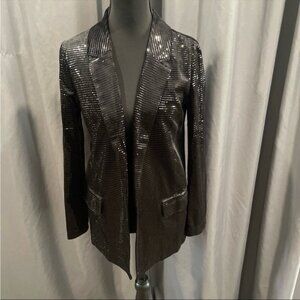 bishop + young NWT steal the night open blazer size XS